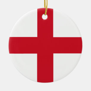 Décoration En Céramique Croix de St George ~ Drapeau d'Angleterre