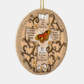 Décoration En Céramique Croix sérénienne (Droite)