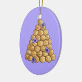 Décoration En Céramique Croquembouche Choux Bun Cream Puffs Mariage Gâteau (Gauche)