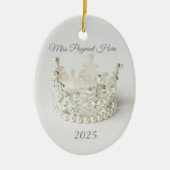 Décoration En Céramique Crown Christmas Ornament (Devant)