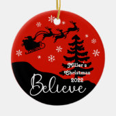 Décoration En Céramique Croyance personnalisée (Devant)