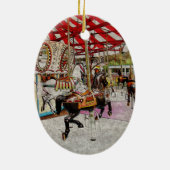 Décoration En Céramique cru d'ornement de manège dénommé (Dos)