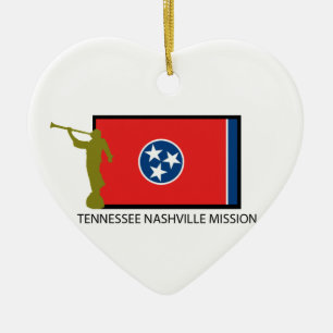 DÉCORATION EN CÉRAMIQUE CTR DE LA MISSION LDS DU TENNESSEE NASHVILLE