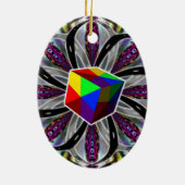 Décoration En Céramique "Cube magique" (Dos)