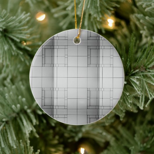 Décoration En Céramique Cubes Abstraits (Arbre)