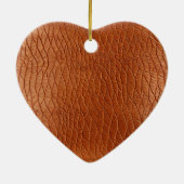 Décoration En Céramique Cuir Brown Faux (Dos)