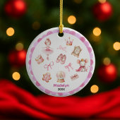 Décoration En Céramique Cuisine coquette arc Nutcracker ballerine rose