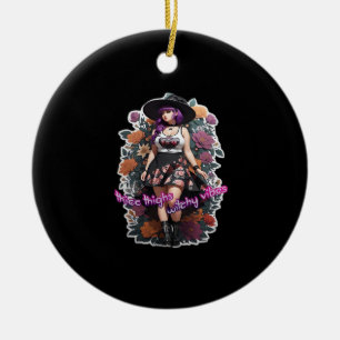 Décoration En Céramique Cuisse Thicc Vibes de cuisine - Whimsigoth Witch-C