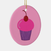Décoration En Céramique Cupcake rose (Droite)