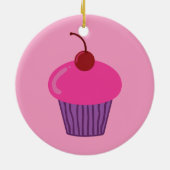 Décoration En Céramique Cupcake rose (Dos)