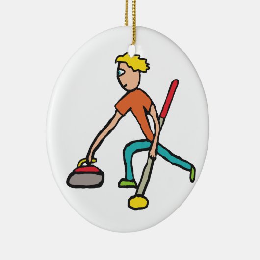 Décoration En Céramique Curling (Droite)