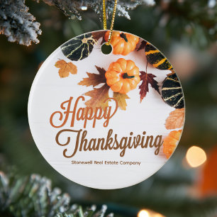 Décoration En Céramique Custom Business Thanksgiving Beau Citrouille