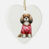 Décoration En Céramique Custom Cavalier King Charles Spaniel Chien Valenti (Droite)