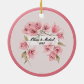 Décoration En Céramique Custom Couple’s Travel Keepsake (Dos)