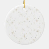 Décoration En Céramique Custom Deer Christmas Ornament (Dos)