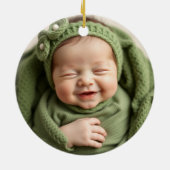 Décoration En Céramique Custom Name & Photo Keepsake with Cute Aus Koala (Dos)