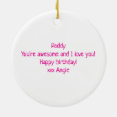 Décoration En Céramique custom / personalised NEUROSPICY neurodiversity (Dos)