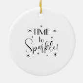 Décoration En Céramique Custom Photo Christmas (Dos)