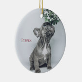 Décoration En Céramique Custom Puppy Dog Pet Photo Ceramic Ornament (Droite)