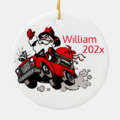 Décoration En Céramique Custom Santa (Dos)