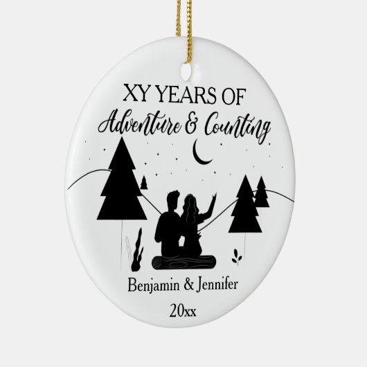 Décoration En Céramique Custom Years of adventure & counting Anniversary (Droite)