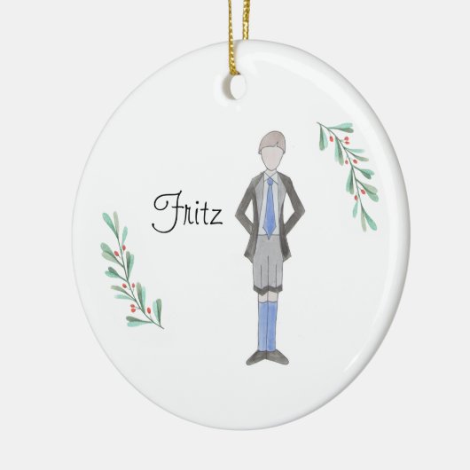 Décoration En Céramique Customizable  Nutcracker Fritz Keepsake (Gauche)