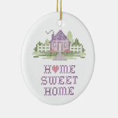 Décoration En Céramique Customize Your Home Sweet Home Ornament (Droite)