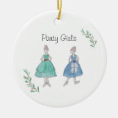 Décoration En Céramique Customizeable Nutcracker Party Girls Keepsake (Devant)