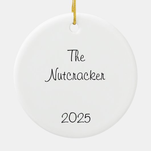 Décoration En Céramique Customizeable Nutcracker Party Girls Keepsake (Dos)