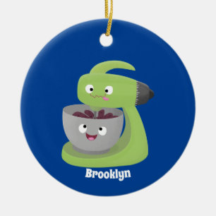 Décoration En Céramique Cute cake mixer cuisine appareil dessin animé