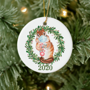 Décoration En Céramique Cute Chipmunk Porter Masque Visage 2020
