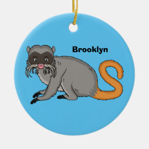 Décoration En Céramique Cute Emperor Tamarin illustration