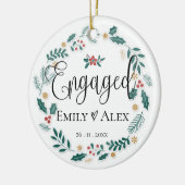 Décoration En Céramique Cute | Engagé | Notre premier Noël (Gauche)