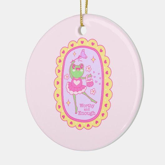 Décoration En Céramique Cute Jolly Frog - Digne et Assez (Gauche)