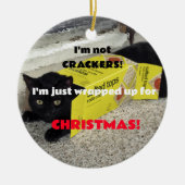 Décoration En Céramique Cute Kitten noir (Devant)