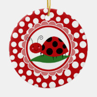 Cute Ladybug On Leaf