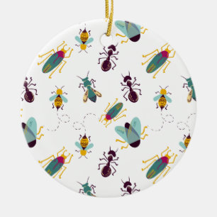 Décoration En Céramique cute little bugs insects