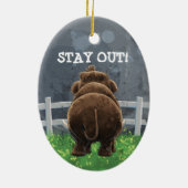 Décoration En Céramique Cute Mastodon (Dos)