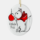 Décoration En Céramique Cute Meowy Kitties de Noël (Droite)