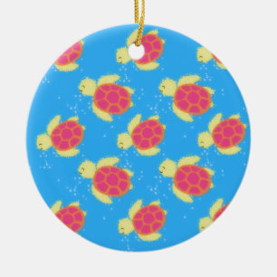 Décoration En Céramique Cute Motif de tortue de mer