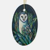 Décoration En Céramique Cute Owl (Gauche)