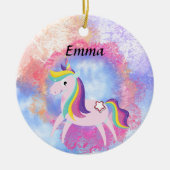 Décoration En Céramique Cute petite licorne (Devant)