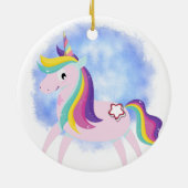 Décoration En Céramique Cute petite licorne (Dos)