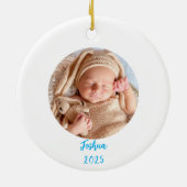 Décoration En Céramique Cute Polar Bear Ornament (Dos)