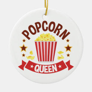 Décoration En Céramique Cute Popcorn Queen Lover Femmes filles