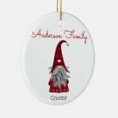 Décoration En Céramique Cute Rustique Personnalisé Noël Gnome Elf (Droite)