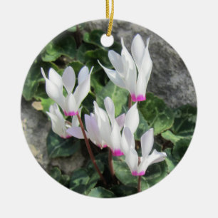 Décoration En Céramique Cyclamen sauvage