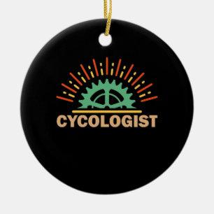 Décoration En Céramique Cycologiste