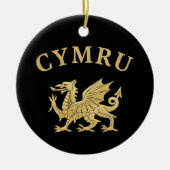 Décoration En Céramique Cymru Shield (Devant)
