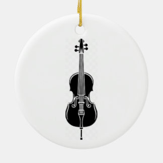 Décoration En Céramique CYOverture Cello Ornament